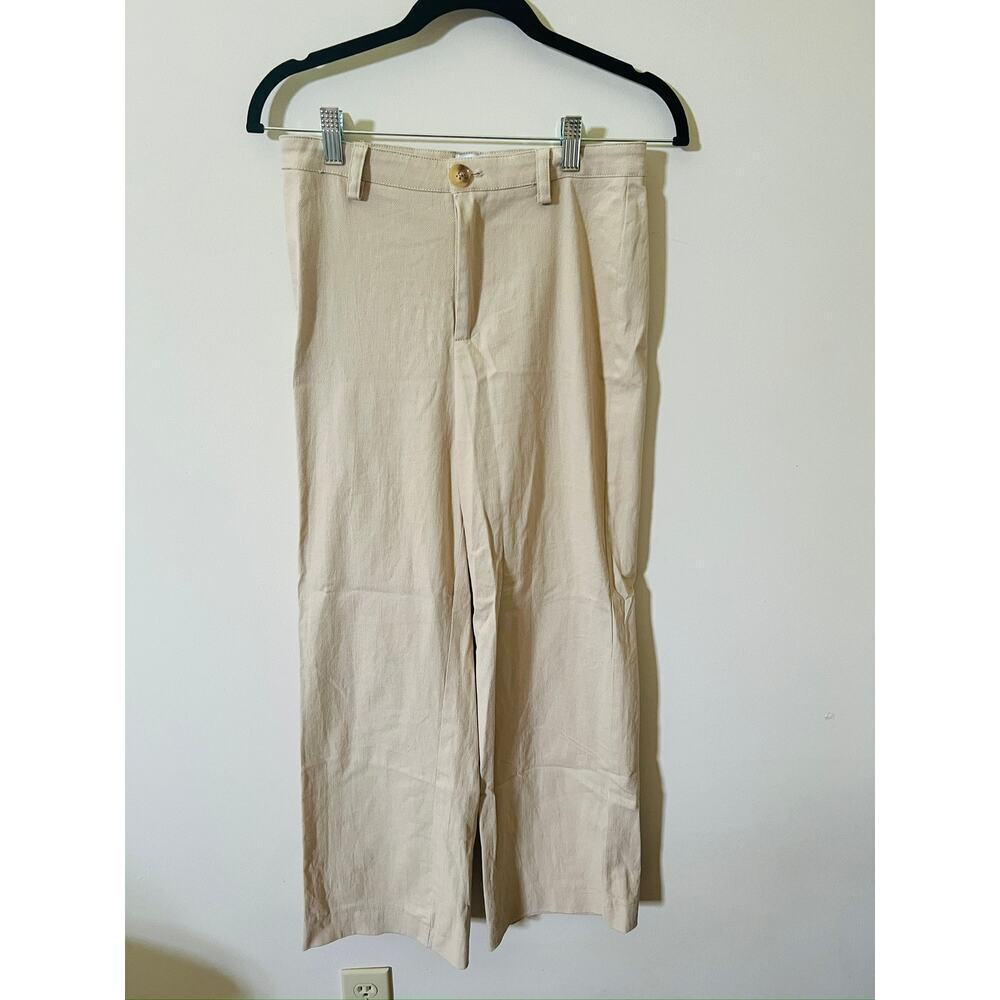 Princess Polly Cream Wide Leg Pants